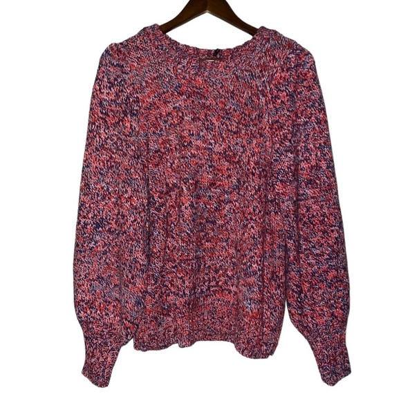 525 America Melange Dolman Sleeve Sweater  Chunky Knit Multicolored NEW Women XL - Picture 1 of 9